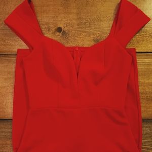 Red Fitted Dress